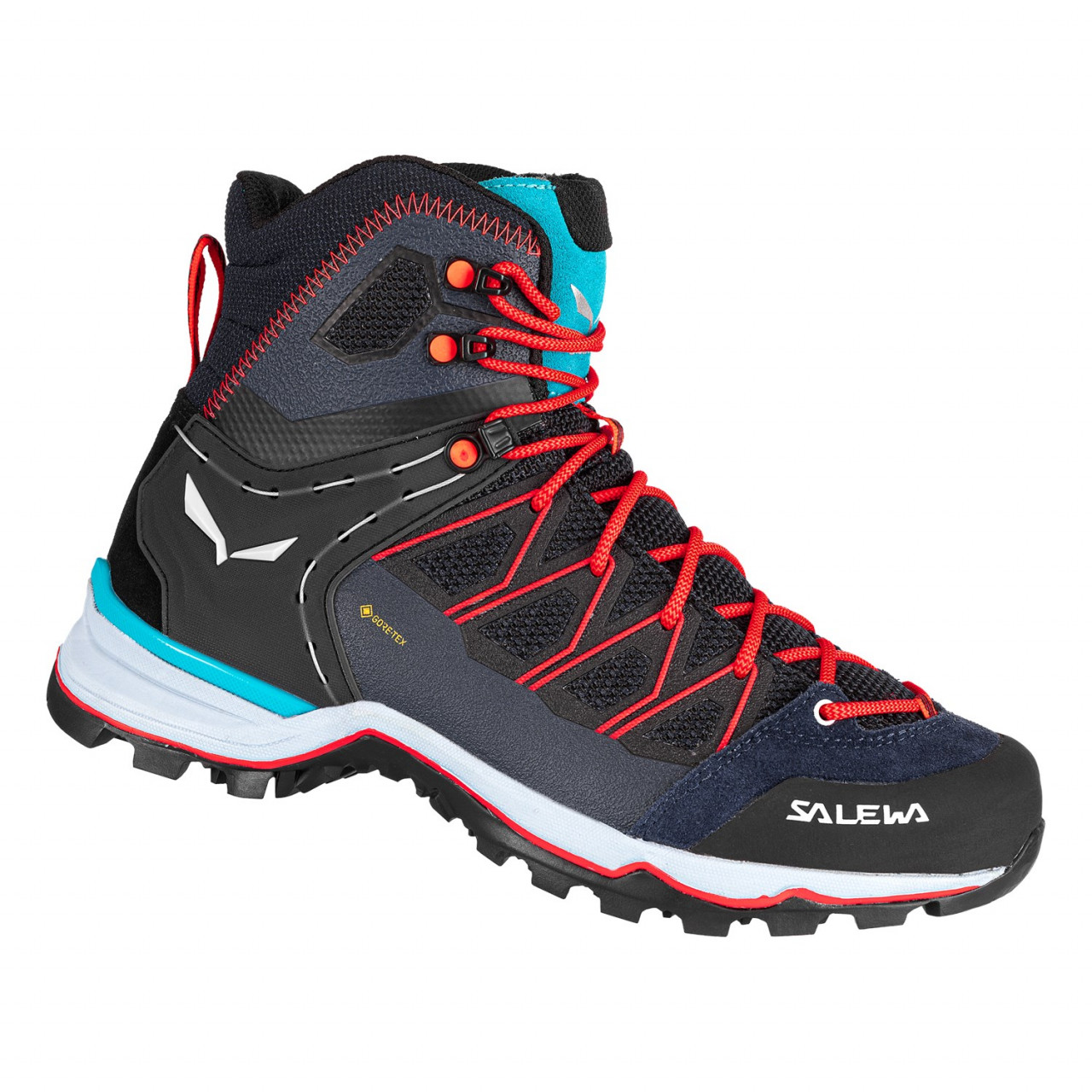 Salewa Women's Mountain Trainer Lite Mid GORE-TEX® Hiking Shoes Blue/Navy/Blue CLX-209546